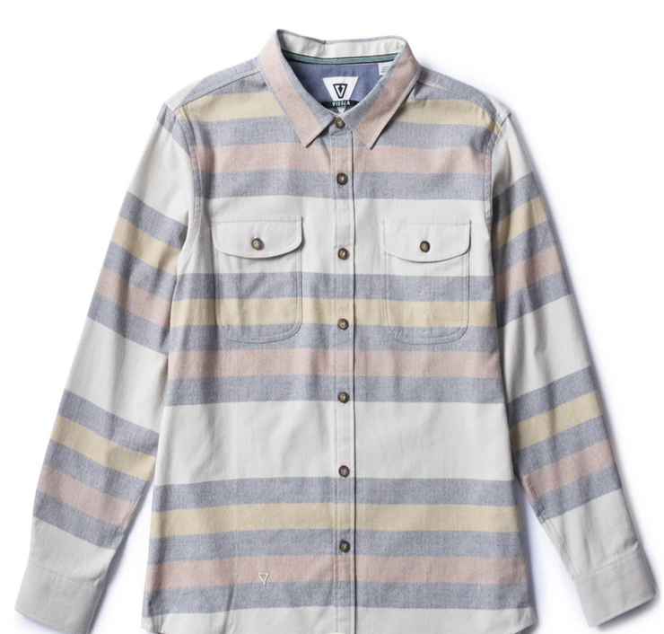 Central Coast Eco Ls Flannel - Bone
