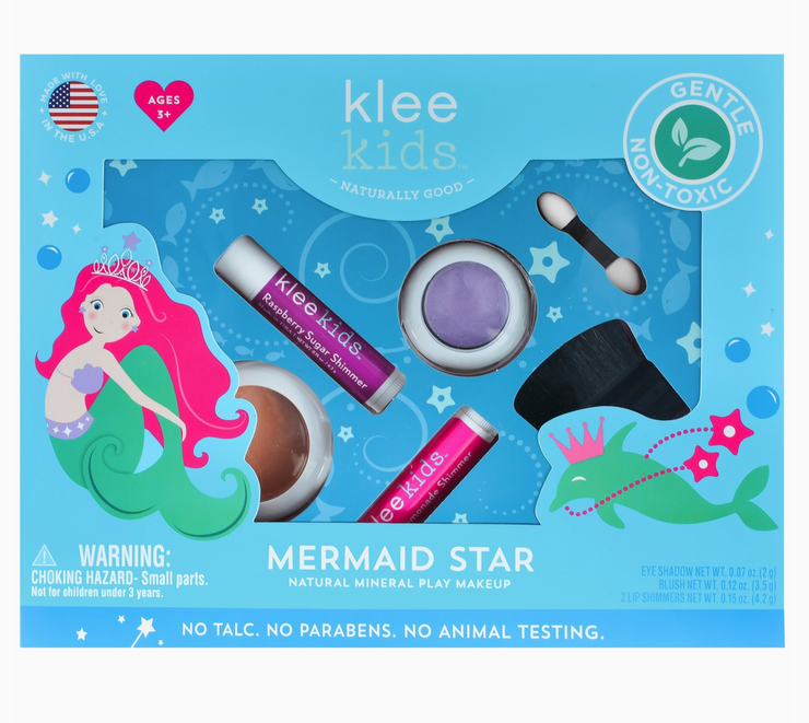 New!! Berry Icing Fairy - Klee Kids Play Makeup 4-PC Kit - Mermaid Star