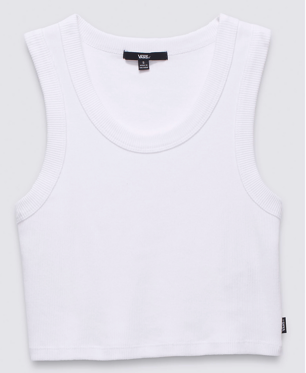 Drew Rib Tank - Classic White