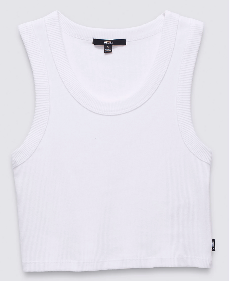 Drew Rib Tank - Classic White