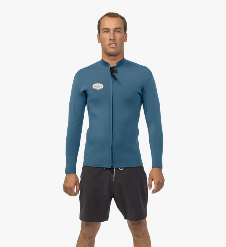 Solid Sets 2Mm Front Zip Wetsuit Jacket - Dusk