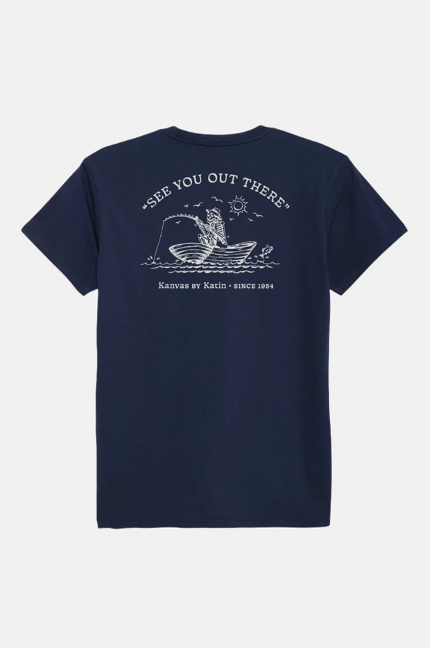 Cast Off Tee - Indigo