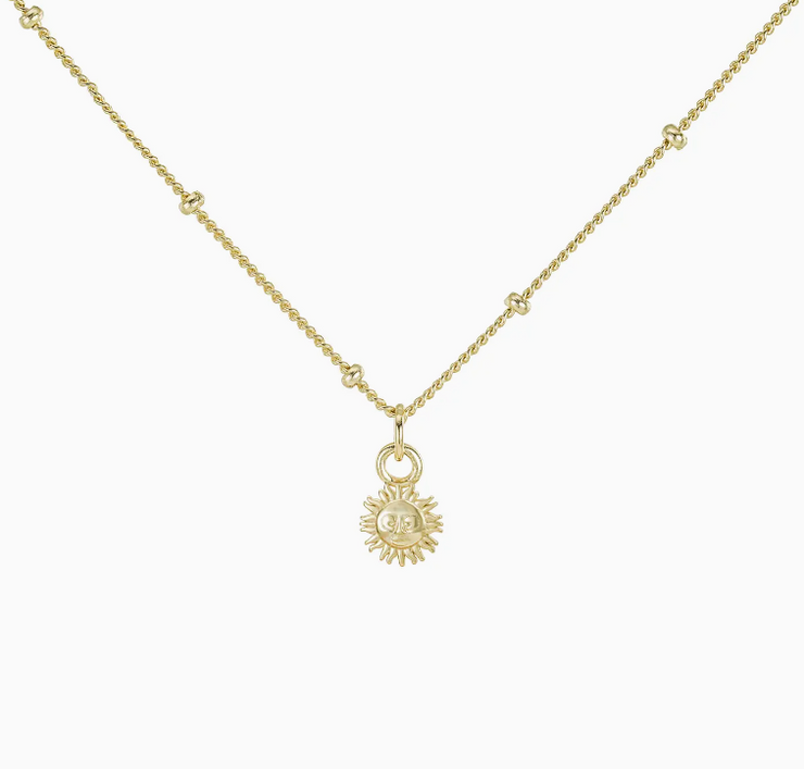 Sierra Sun Necklace - Gold Plated