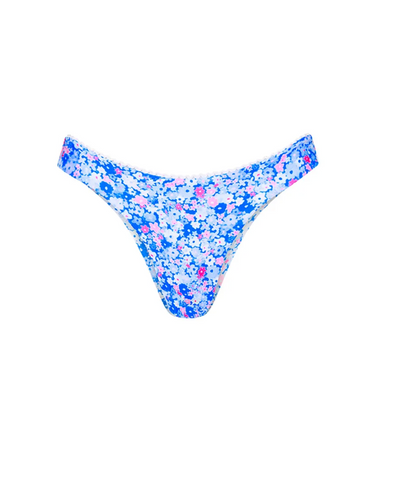 Minimal Cheeky Bikini Bottom - Purple Pearls