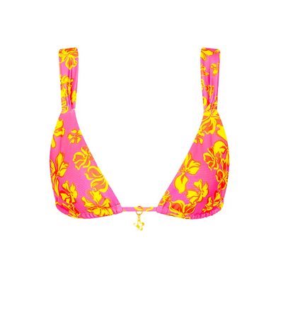 Slide Bralette Bikini Top - Pitaya Maya