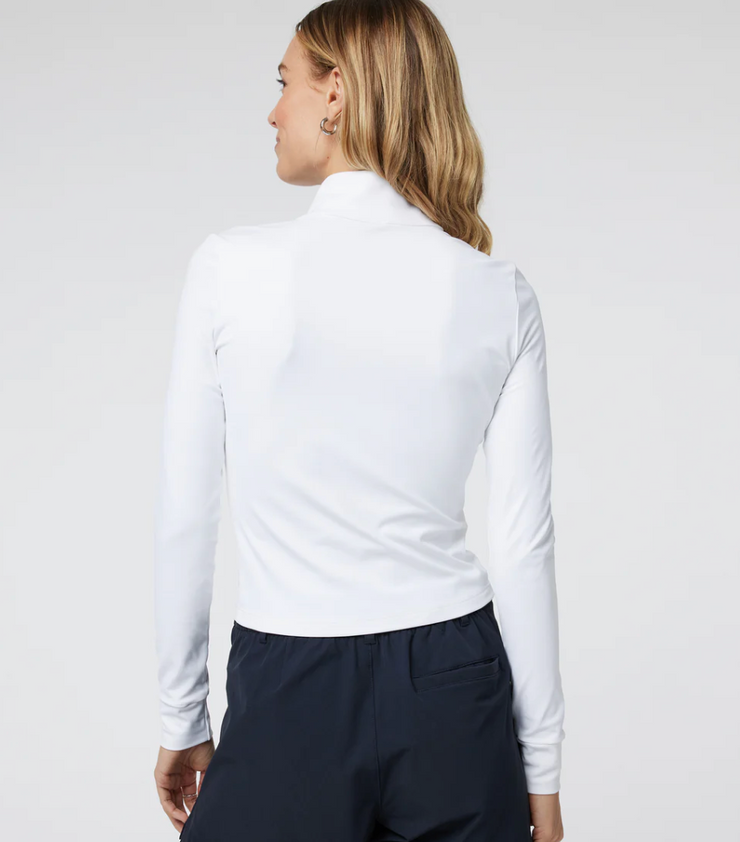 Studio Half Zip - White