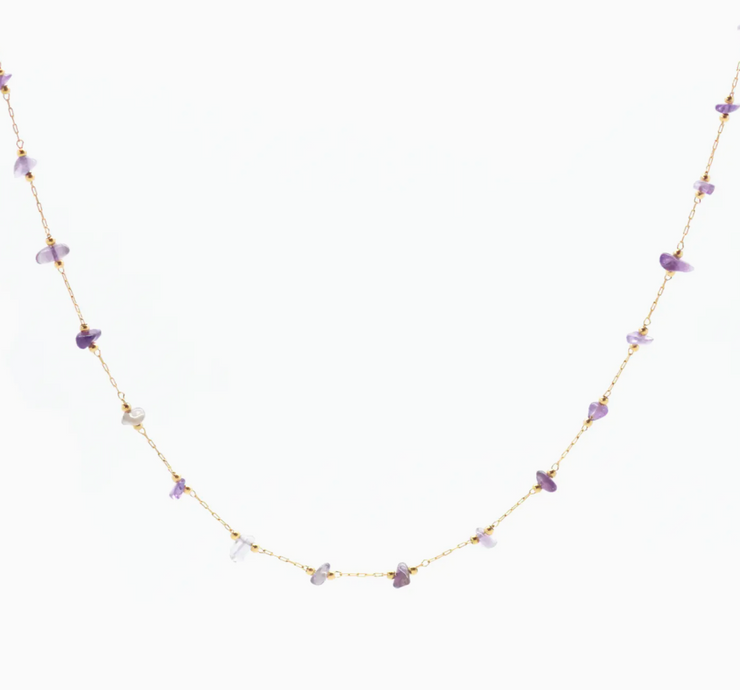 Drops of Energy Necklace - Amethyst