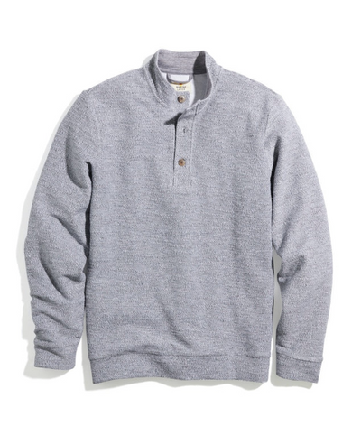 Clayton Textured Pullover - Grey Texture