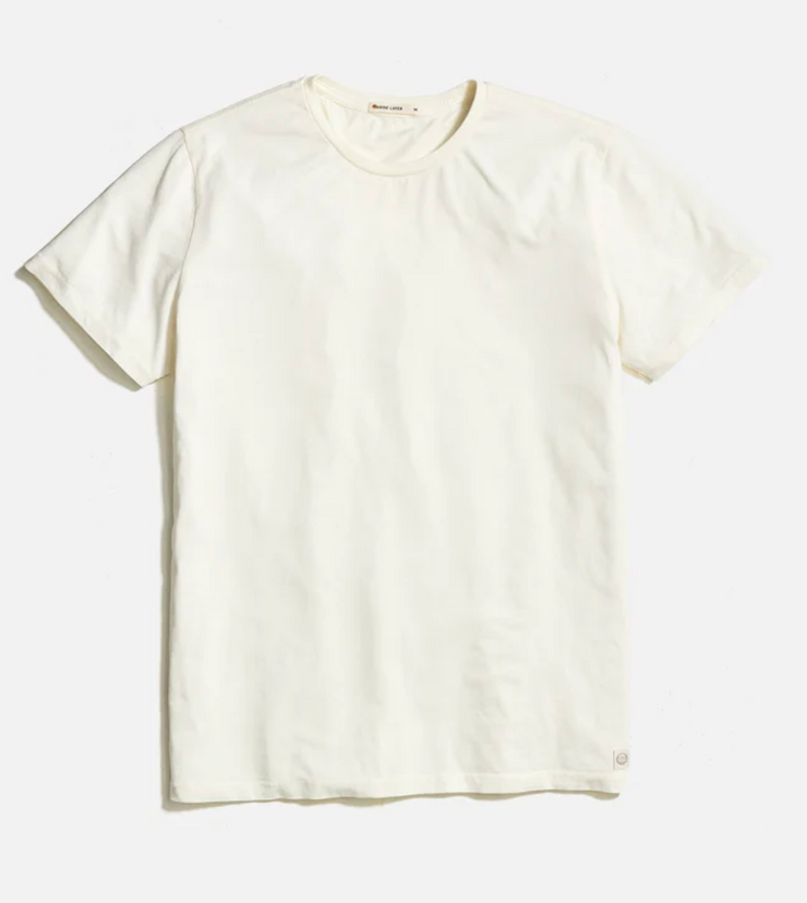 Signature Sea Change Crew Tee - Antique White