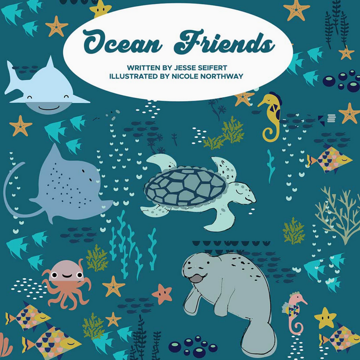 Ocean Friends Under the Sea Book Kids Board Book