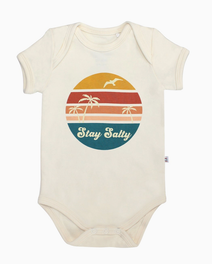 Stay Salty Summer Cotton Baby Onesie Bodysuit