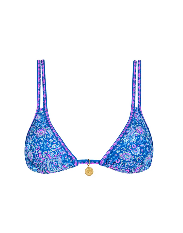 Twin Strap Bralette Bikini Top - Lilac Moon