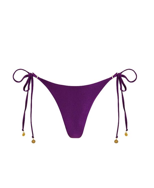 Thong Tie Side Bikini Bottom - Sugar Plum