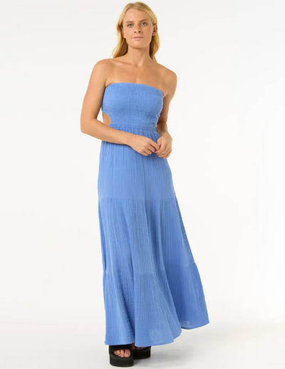 Premium Surf Maxi Dress - Blue