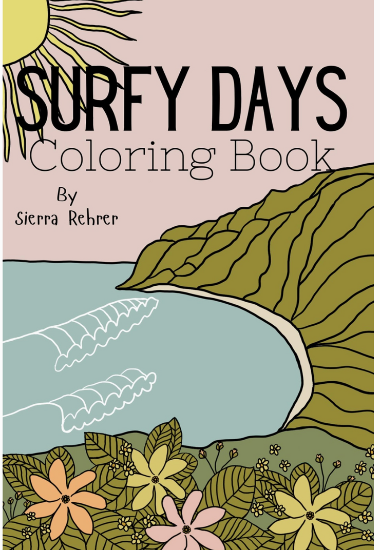 Surfy Days Coloring Book