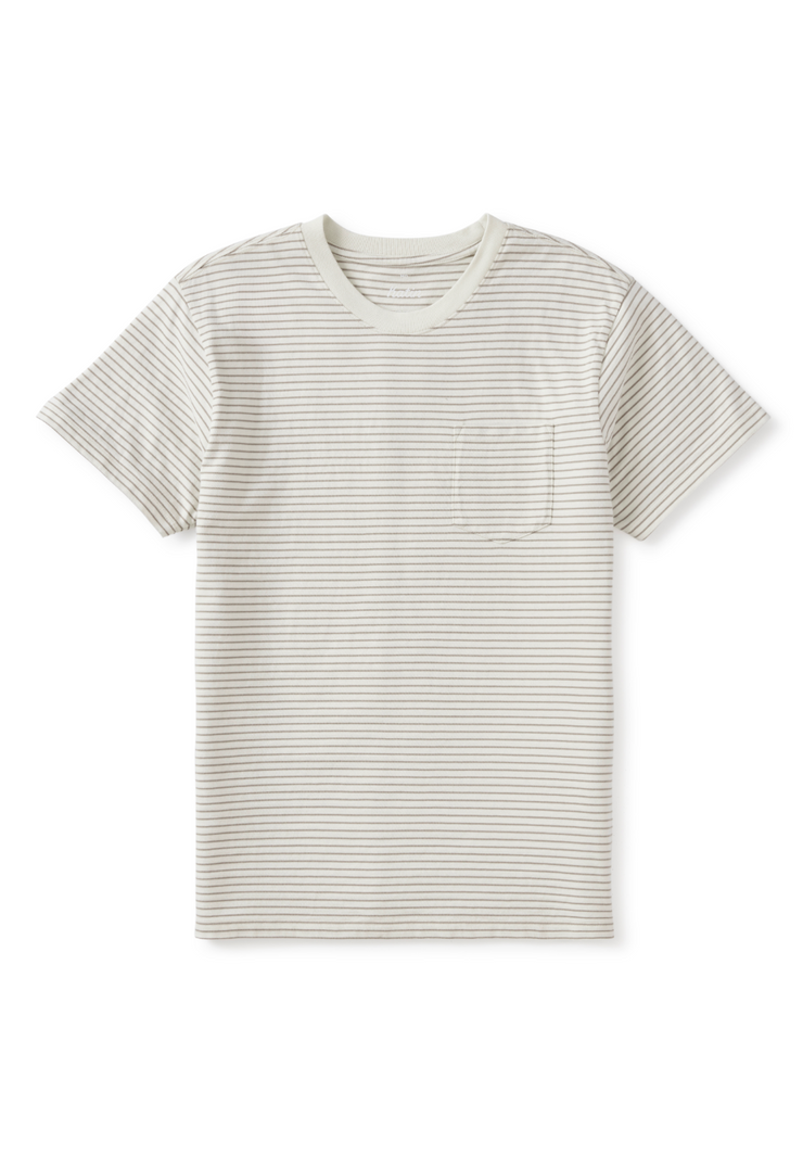 Finley Pocket Tee - Vapor Gray