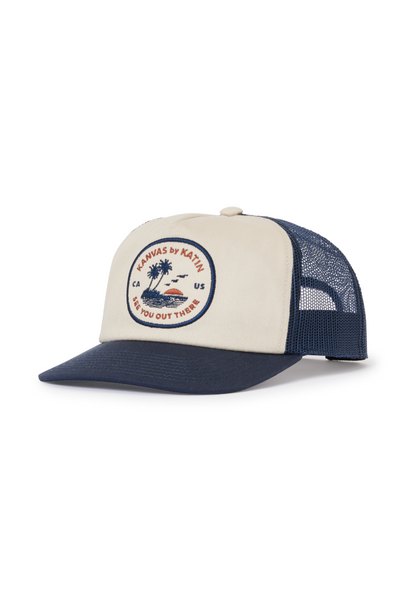 Keys Trucker Hat - Navy