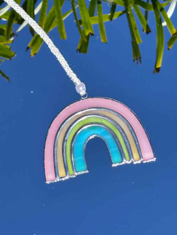 Rainbow Stained Glass Design