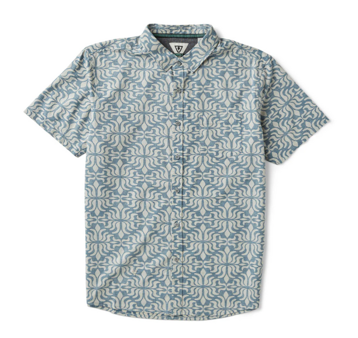 Zanzibar Eco Short Sleeve Shirt - Dark Blue