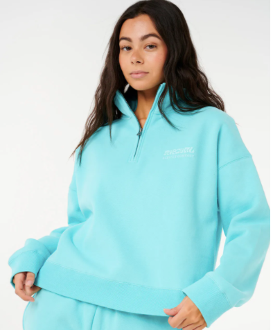 Surf Puff 1/4 Zip - Electric Blue