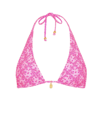 Bind Tie Halter Bikini Top - Starlight Saloon