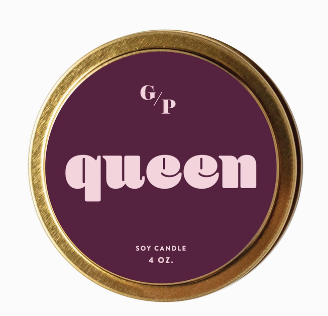 Queen Just Because 4 oz. Candle Tin
