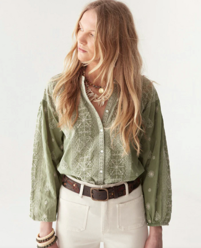 Stephanie Blouse - Moss