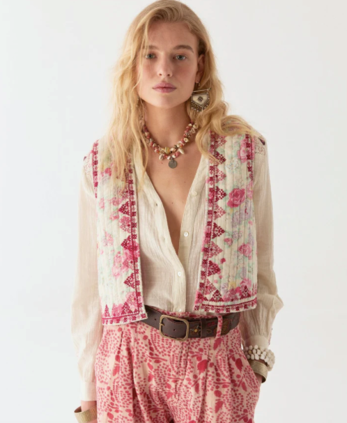 Ramona Vest - Candy Roses