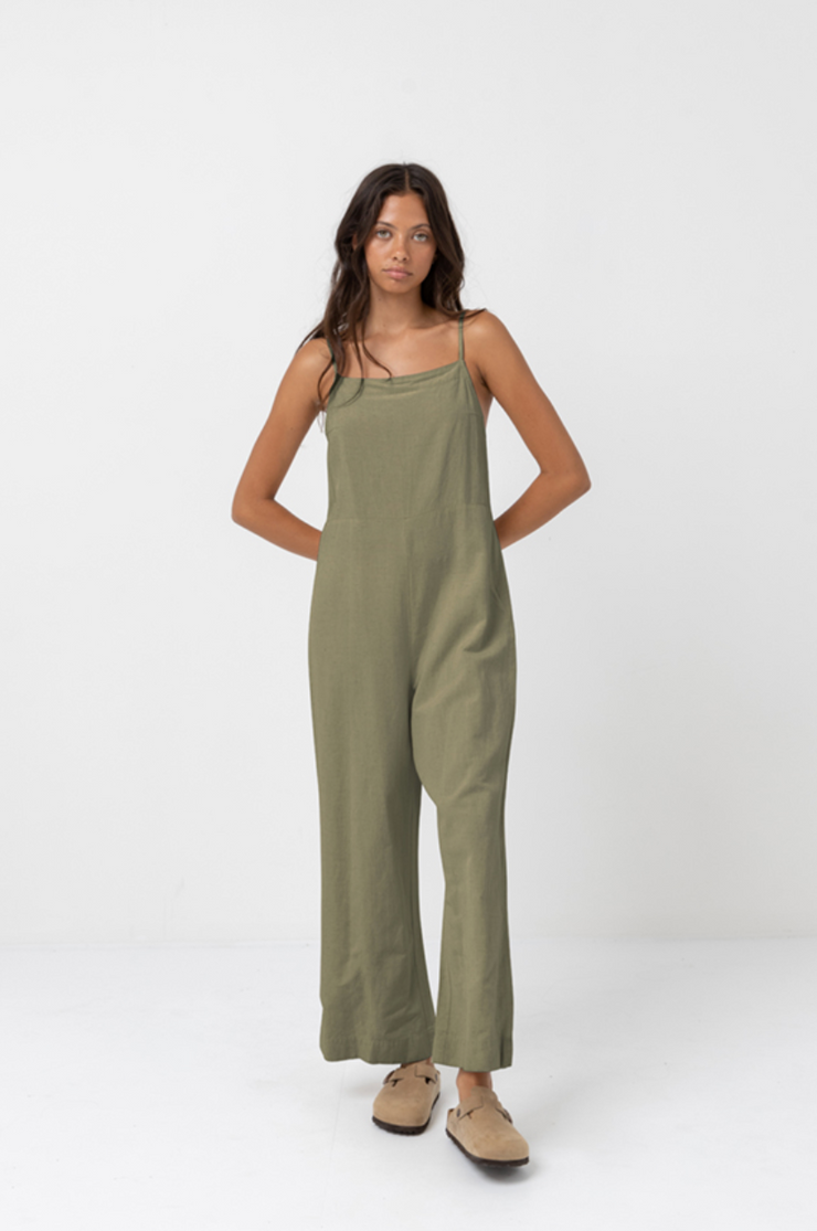 Classic Jumpsuit - Olive