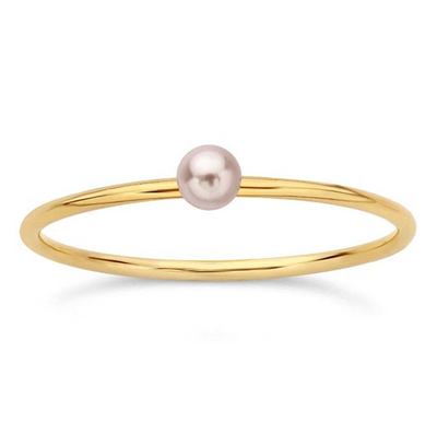 Gypsy Life 3mm White Pearl Ring