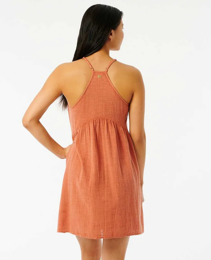 Classic Surf Cover Up Dress - Auburn