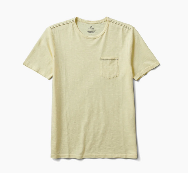 Well Worn Midweight Organic Tee - Yellow