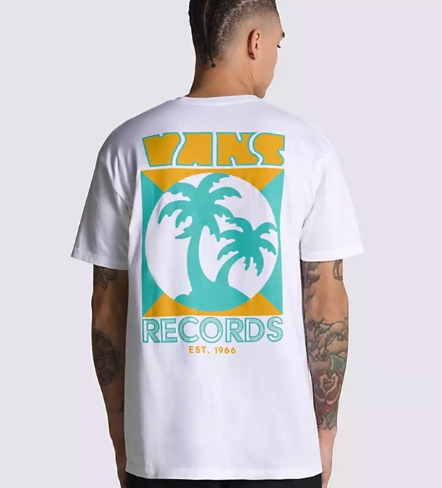 Vans Records SS T Shirt - White
