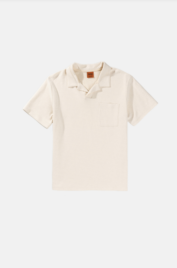 Vintage Terry SS Polo - Natural