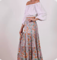 Cruz Maxi Skirt - Seaglass