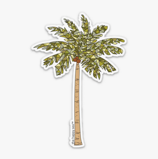4" Canary Palm Sticker