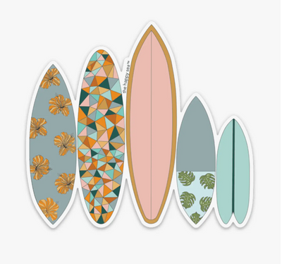 4" Tropic Surfboards Vinyl Sticker