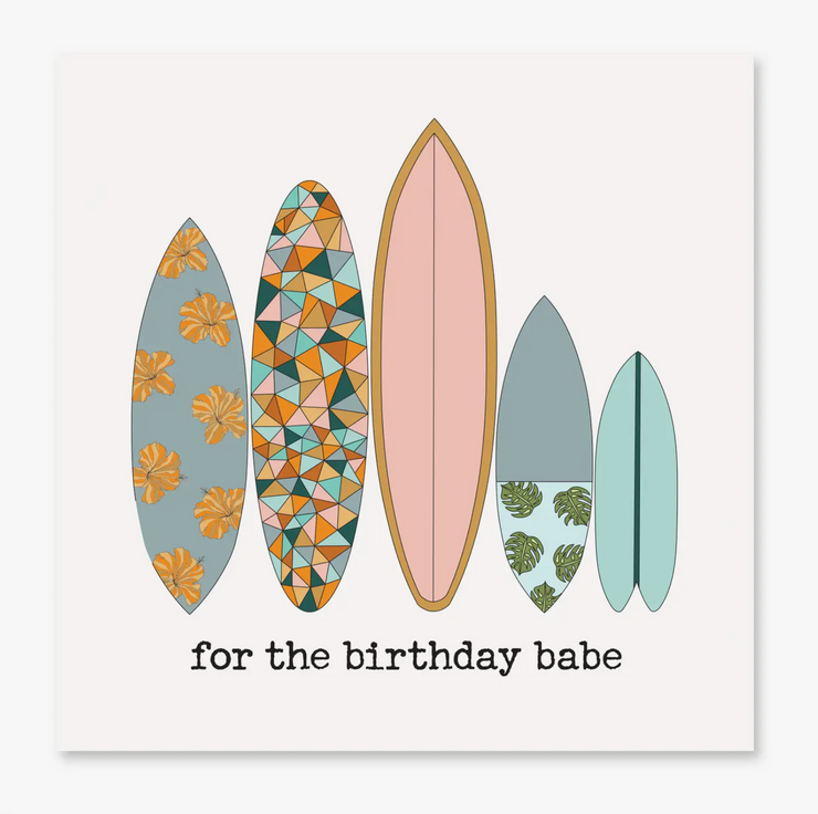 For the Birthday Babe Card