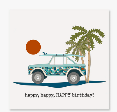 happy, happy, HAPPY birthday Card