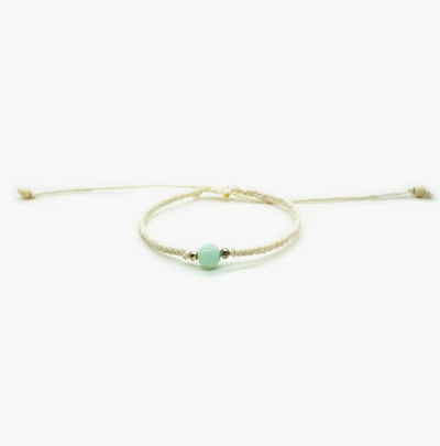 Amazonite Braided Stone Bracelet