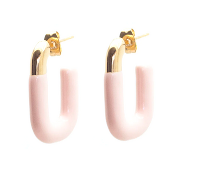 Ella Stud Dangle Earrings - Salty Babes - Pink