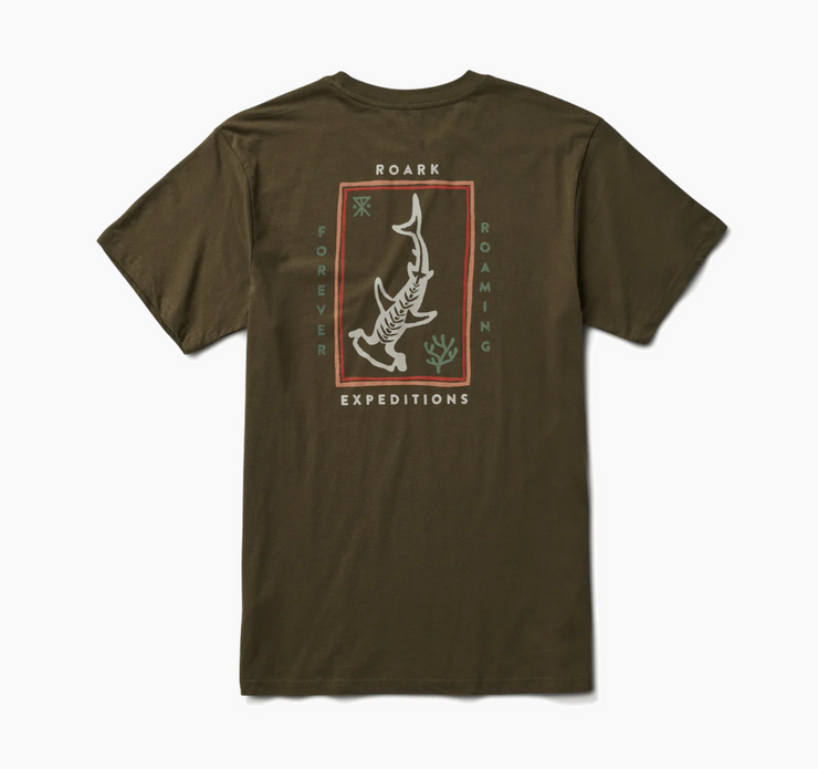 Hammerhead Organic Cotton Tee - Army