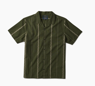 Gonzo Camp Collar Shirt - Dark Military