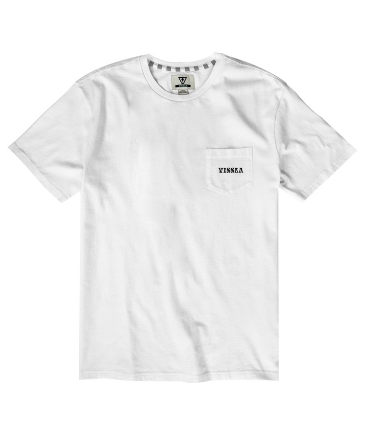 Twisted Minds SS Pocket Tee - White