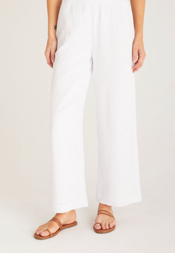 Cassidy Full Length Pant - White