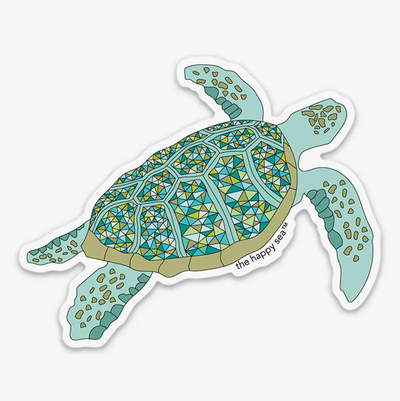 3.5" Protect What You Love Turtle Sticker