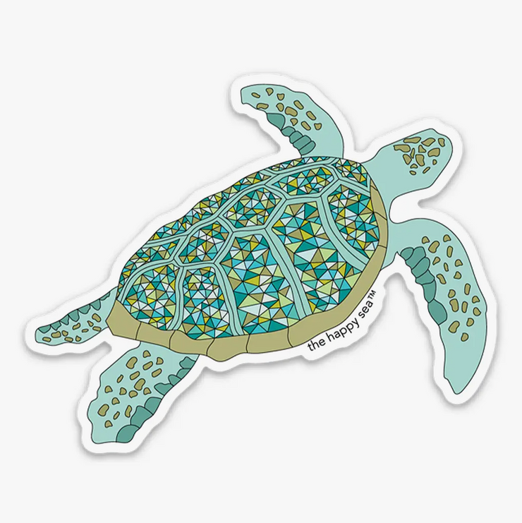 3.5" Protect What You Love Turtle Sticker