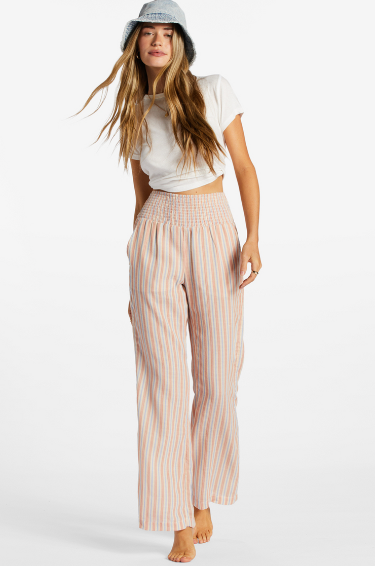 New Waves 2 Elastic Waist Pants -  Outta The Blue