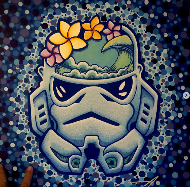 Alex Lanau Storm Trooper Sticker