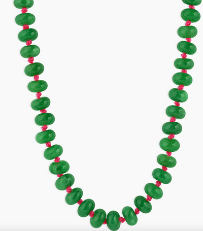 Palma Necklace - Green Quartz